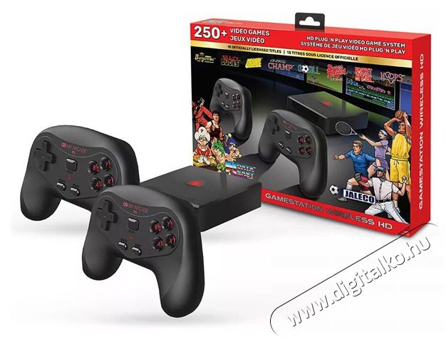 DREAMGEAR My Arcade DGUNL-4144 Data East And Jaleco Hits Gamestation Wireless HD 250+ Retro j&aacute;t&eacute;kkonzol Iroda &eacute;s sz&aacute;m&iacute;t&aacute;stechnika - J&aacute;t&eacute;k konzol - Kontroller - 499119