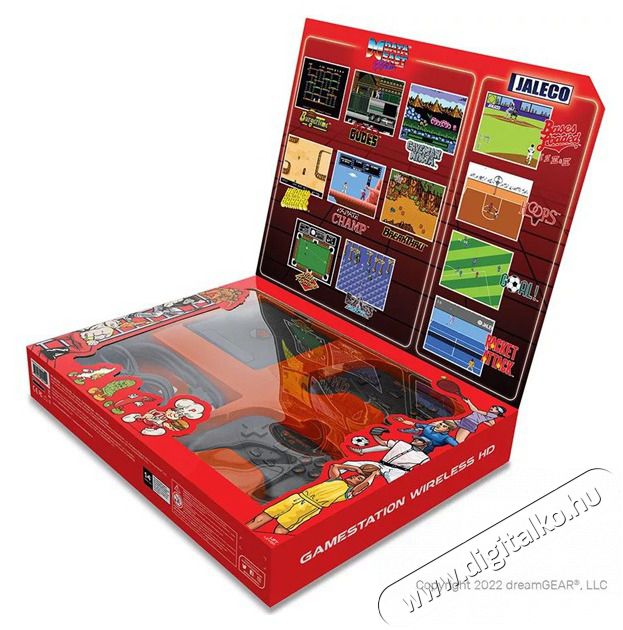 DREAMGEAR My Arcade DGUNL-4144 Data East And Jaleco Hits Gamestation Wireless HD 250+ Retro j&aacute;t&eacute;kkonzol Iroda &eacute;s sz&aacute;m&iacute;t&aacute;stechnika - J&aacute;t&eacute;k konzol - Kontroller - 499119