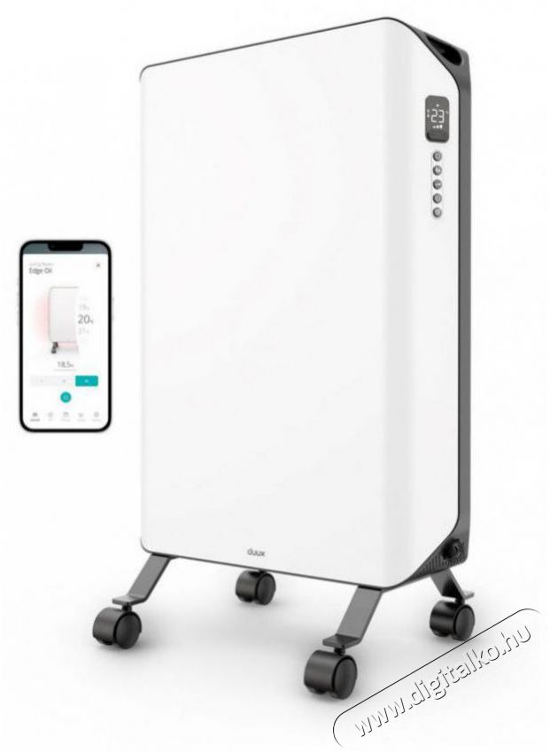 Duux DXOH20 Edge Oil Smart Olajradi&aacute;tor H&aacute;ztart&aacute;s / Otthon / K&uuml;lt&eacute;r - Fűt&eacute;s - Olajradi&aacute;tor - 524666