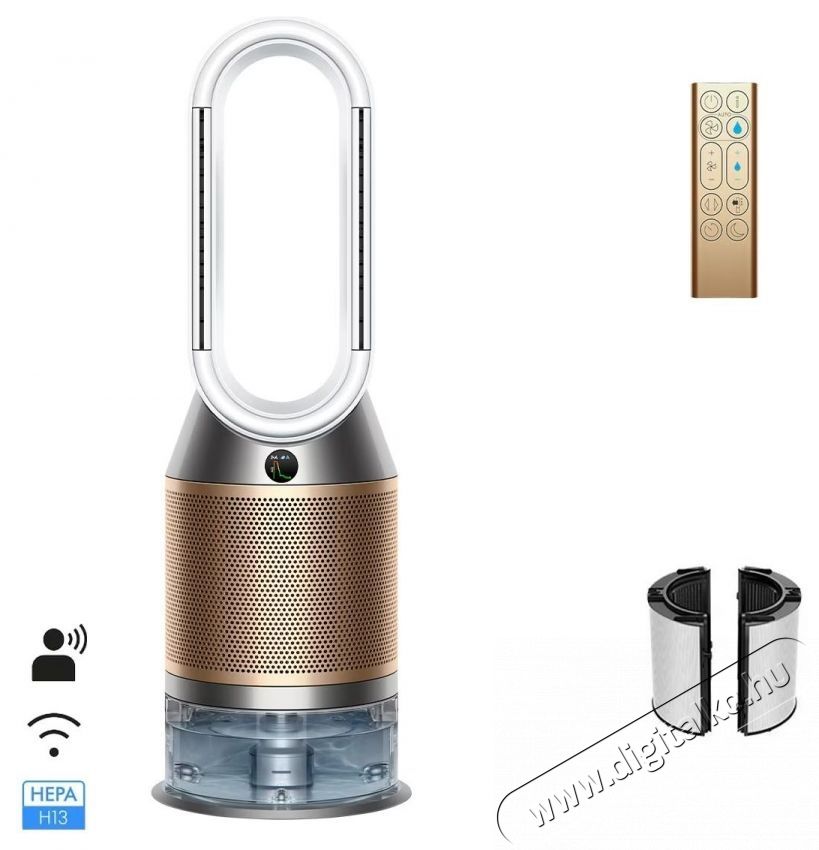 Dyson Purifier Humidify+Cool PH2 De-NOx PH05 p&aacute;r&aacute;s&iacute;t&oacute;, l&eacute;gtiszt&iacute;t&oacute; &eacute;s ventil&aacute;tor Sz&eacute;ps&eacute;g&aacute;pol&aacute;s / Eg&eacute;szs&eacute;g - L&eacute;gtiszt&iacute;t&oacute; / p&aacute;r&aacute;s&iacute;t&oacute; / p&aacute;r&aacute;tlan&iacute;t&oacute; - L&eacute;gtiszt&iacute;t&oacute; - 533283