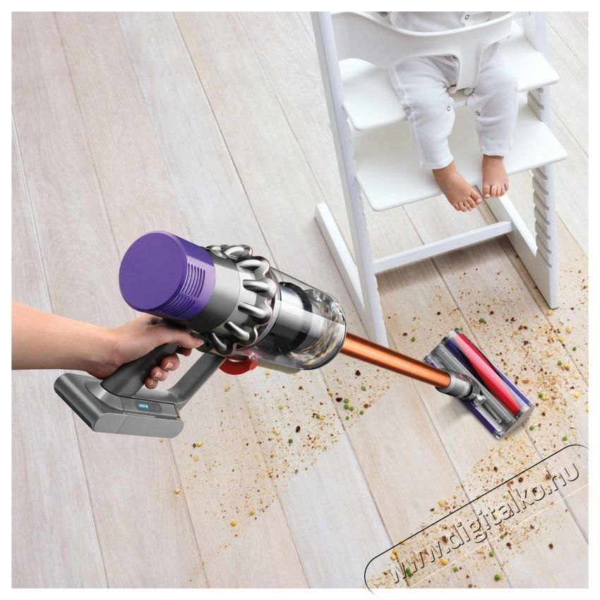 Dyson Cyclone V10 Absolute Vezet&eacute;k n&eacute;lk&uuml;li porsz&iacute;v&oacute;, 525W, 25.2V, 0,76l, 60 perc &uuml;zemidő, Sz&uuml;rke/Narancs H&aacute;ztart&aacute;s / Otthon / K&uuml;lt&eacute;r - Porsz&iacute;v&oacute; / takar&iacute;t&oacute;g&eacute;p - K&eacute;zi / &aacute;ll&oacute; porsz&iacute;v&oacute; - 536382