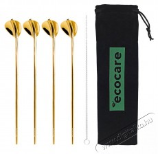 ECOCARE Sz&iacute;v&oacute;sz&aacute;las kan&aacute;l k&eacute;szlet, 4 db, arany Konyhai term&eacute;kek - Konyhai eszk&ouml;z - Egy&eacute;b konyhai eszk&ouml;z - 524696