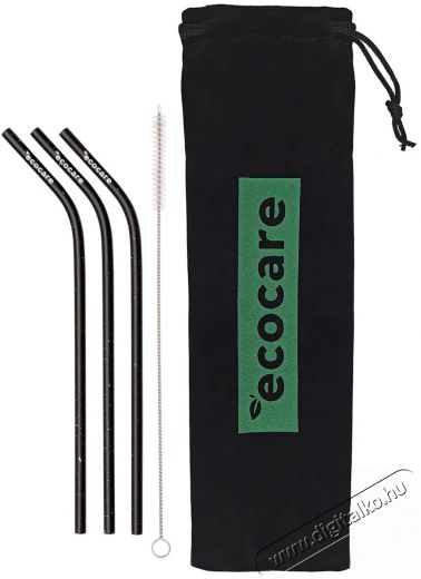 ECOCARE K&ouml;rnyezetbar&aacute;t hajl&iacute;tott f&eacute;m sz&iacute;v&oacute;sz&aacute;l fekete mint&aacute;val 3 db Konyhai term&eacute;kek - Konyhai eszk&ouml;z - Egy&eacute;b konyhai eszk&ouml;z - 528625