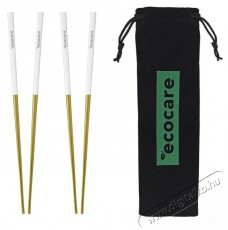ECOCARE F&eacute;m Sushi p&aacute;lcika arany-feh&eacute;r csomagol&aacute;sban 4 db Konyhai term&eacute;kek - &Eacute;tk&eacute;szlet - Evőeszk&ouml;z k&eacute;szlet - 529388
