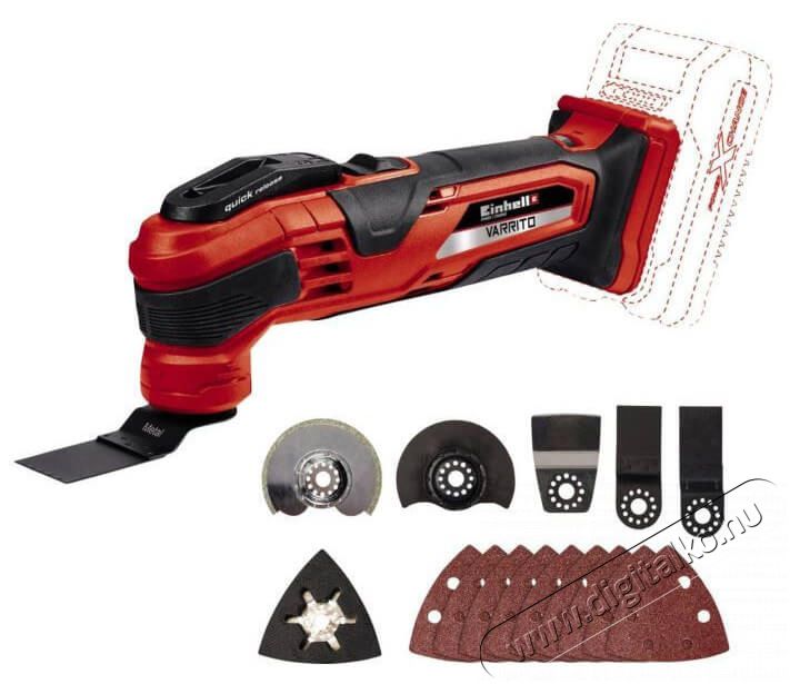 Einhell VARRITO SOLO Akkus multicsiszol&oacute; (4465160) H&aacute;ztart&aacute;s / Otthon / K&uuml;lt&eacute;r - Szersz&aacute;m - Csiszol&oacute; g&eacute;p - 352660
