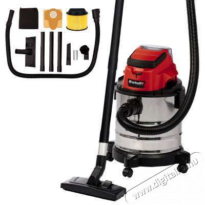 Einhell TC-VC 18/20 LI S - Akkus nedves-sz&aacute;raz porsz&iacute;v&oacute; H&aacute;ztart&aacute;s / Otthon / K&uuml;lt&eacute;r - Porsz&iacute;v&oacute; / takar&iacute;t&oacute;g&eacute;p - Sz&aacute;raz-nedves takar&iacute;t&oacute;g&eacute;p - 352546