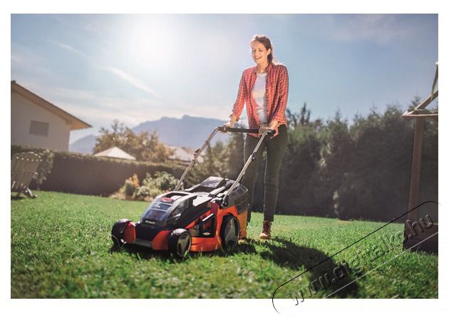 Einhell GE-CM 43 LI M KIT (2X4 0AH) akkumul&aacute;toros fűny&iacute;r&oacute; + akkumul&aacute;tor (3413130) H&aacute;ztart&aacute;s / Otthon / K&uuml;lt&eacute;r - K&uuml;lt&eacute;r / kerti term&eacute;k / grill - Fűny&iacute;r&oacute; / gyeplaz&iacute;t&oacute; - 352356