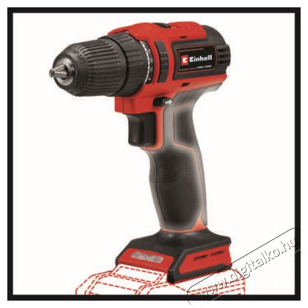 Einhell TE-CD 18/40 Li BL-Solo akkus f&uacute;r&oacute;-csavaroz&oacute; H&aacute;ztart&aacute;s / Otthon / K&uuml;lt&eacute;r - Szersz&aacute;m - Csavarh&uacute;z&oacute; / kulcs / f&uacute;r&oacute; / szersz&aacute;m k&eacute;szlet - 445884