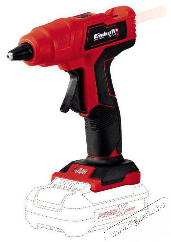 Einhell TE-CG 18 LI-SOLO akkus ragaszt&oacute;pisztoly H&aacute;ztart&aacute;s / Otthon / K&uuml;lt&eacute;r - Szersz&aacute;m - Egy&eacute;b szersz&aacute;m - 383495