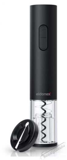 Eldonex WineSpin Elektromos bornyit&oacute;, fekete Konyhai term&eacute;kek - Konyhai eszk&ouml;z - Konzerv / &uuml;veg / bor nyit&oacute; - 522506