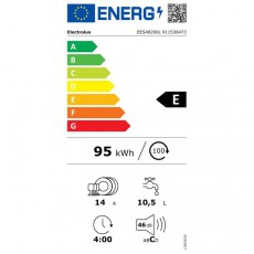 Electrolux EES48200L Be&eacute;p&iacute;thető mosogat&oacute;g&eacute;p - 14 ter&iacute;t&eacute;kes Konyhai term&eacute;kek - Mosogat&oacute;g&eacute;p - Norm&aacute;l (60cm) be&eacute;p&iacute;thető mosogat&oacute;g&eacute;p - 372033