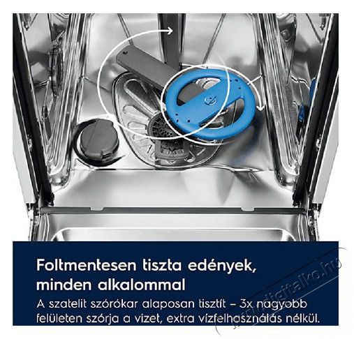 Electrolux ESS47420SX SatelliteClean inox mosogat&oacute;g&eacute;p Konyhai term&eacute;kek - Mosogat&oacute;g&eacute;p - Norm&aacute;l (60cm) szabadon&aacute;ll&oacute; mosogat&oacute;g&eacute;p - 496626
