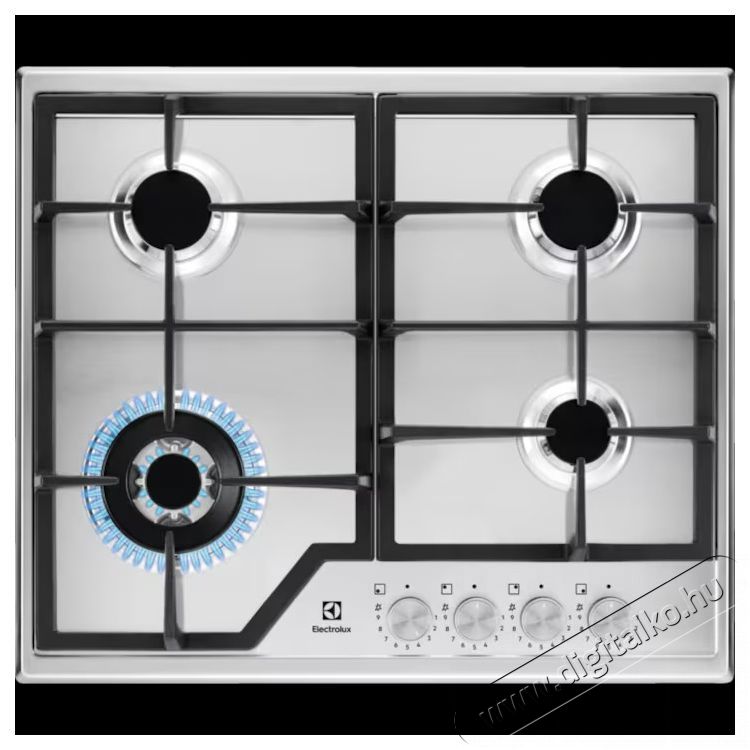 Electrolux KGS64362SX Főzőlap Konyhai term&eacute;kek - S&uuml;tő-főzőlap, tűzhely (be&eacute;p&iacute;thető) - G&aacute;zfőzőlap (be&eacute;p&iacute;thető) - 475126