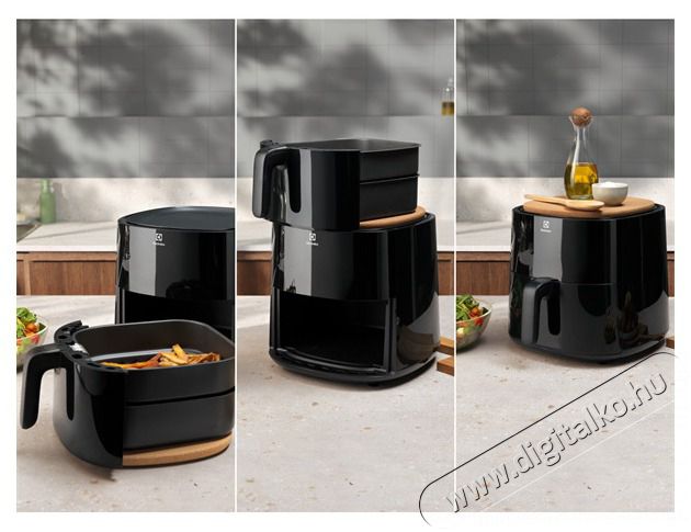 Electrolux EAF7B 700 fekete 6,8 L forr&oacute;levegős s&uuml;tő Konyhai term&eacute;kek - Konyhai kisg&eacute;p (s&uuml;t&eacute;s / főz&eacute;s / hűt&eacute;s / &eacute;telk&eacute;sz&iacute;t&eacute;s) - L&eacute;gkever&eacute;ses főzőg&eacute;p / elektromos kukta / multifunkci&oacute;s s&uuml;tő - 500148