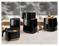 Electrolux EAF7B 700 fekete 6,8 L forr&oacute;levegős s&uuml;tő Konyhai term&eacute;kek - Konyhai kisg&eacute;p (s&uuml;t&eacute;s / főz&eacute;s / hűt&eacute;s / &eacute;telk&eacute;sz&iacute;t&eacute;s) - L&eacute;gkever&eacute;ses főzőg&eacute;p / elektromos kukta / multifunkci&oacute;s s&uuml;tő - 500148