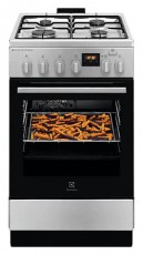 Electrolux LKK560232X SteamBake kombin&aacute;lt tűzhely Konyhai term&eacute;kek - S&uuml;tő-főzőlap, tűzhely (szabadon&aacute;ll&oacute;) - Kombin&aacute;lt tűzhely (szabadon&aacute;ll&oacute;) - 501645