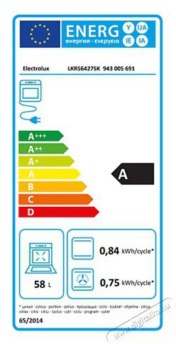 Electrolux LKR564275K SteamBake kombin&aacute;lt tűzhely Konyhai term&eacute;kek - S&uuml;tő-főzőlap, tűzhely (szabadon&aacute;ll&oacute;) - Kombin&aacute;lt tűzhely (szabadon&aacute;ll&oacute;) - 502735