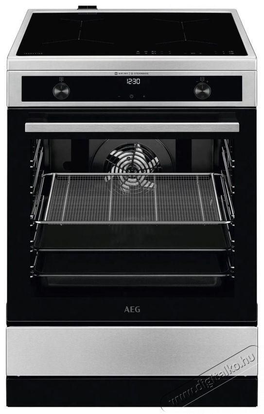 Electrolux CIB6643BBM Konyhai term&eacute;kek - S&uuml;tő-főzőlap, tűzhely (szabadon&aacute;ll&oacute;) - Elektromos tűzhely (szabadon&aacute;ll&oacute;) - 505259