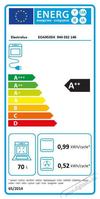 Electrolux EOA9S3SH &Uacute;jdons&aacute;gok - &Uacute;j term&eacute;kek - 505685
