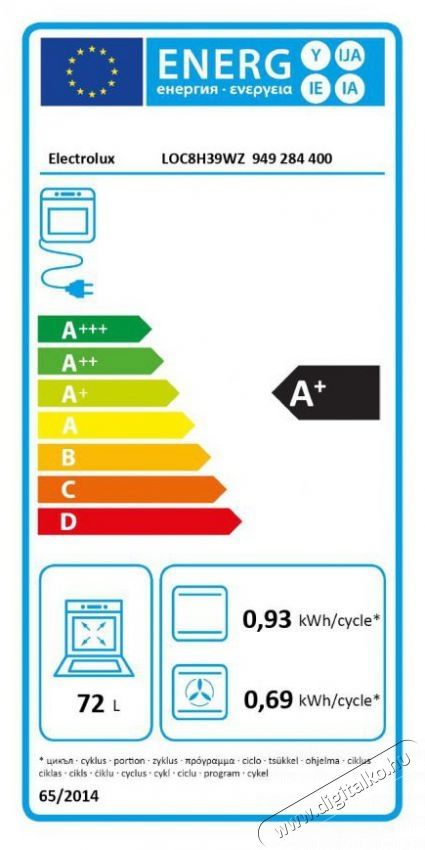Electrolux LOC8H39WZ &Uacute;jdons&aacute;gok - &Uacute;j term&eacute;kek - 505682