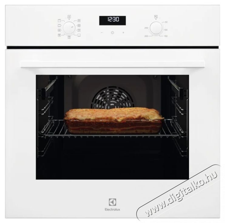 Electrolux EOF5F50BV, Be&eacute;p&iacute;thető s&uuml;tő, Katalitikus &ouml;ntiszt&iacute;t&oacute;, Elektronikus időz&iacute;tő, SurroundCook, A energiaoszt&aacute;ly, 65 l, Feh&eacute;r Konyhai term&eacute;kek - S&uuml;tő-főzőlap, tűzhely (be&eacute;p&iacute;thető) - S&uuml;tő (be&eacute;p&iacute;thető) - 537775