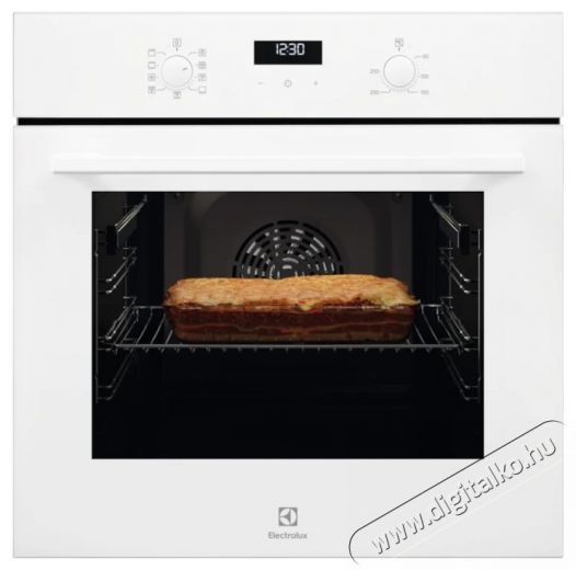 Electrolux EOF5F50BV, Be&eacute;p&iacute;thető s&uuml;tő, Katalitikus &ouml;ntiszt&iacute;t&oacute;, Elektronikus időz&iacute;tő, SurroundCook, A energiaoszt&aacute;ly, 65 l, Feh&eacute;r Konyhai term&eacute;kek - S&uuml;tő-főzőlap, tűzhely (be&eacute;p&iacute;thető) - S&uuml;tő (be&eacute;p&iacute;thető) - 537775