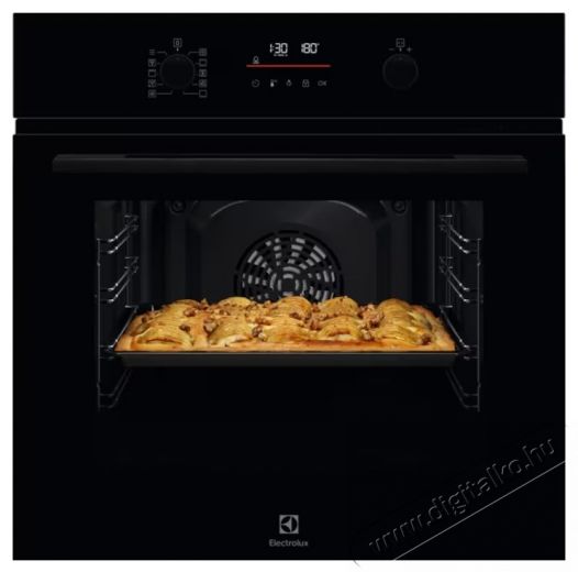 Electrolux EOFDP46BK, Be&eacute;p&iacute;thető s&uuml;tő, Pirolitikus &ouml;ntiszt&iacute;t&oacute;, Beh&uacute;zhat&oacute; gombok, Digit&aacute;lis kijelző, &Eacute;rintős vez&eacute;rl&eacute;s, Grill, A+ energiaoszt&aacute;ly, 65 l, Fekete Konyhai term&eacute;kek - S&uuml;tő-főzőlap, tűzhely (be&eacute;p&iacute;thető) - S&uuml;tő (be&eacute;p&iacute;thető) - 537777