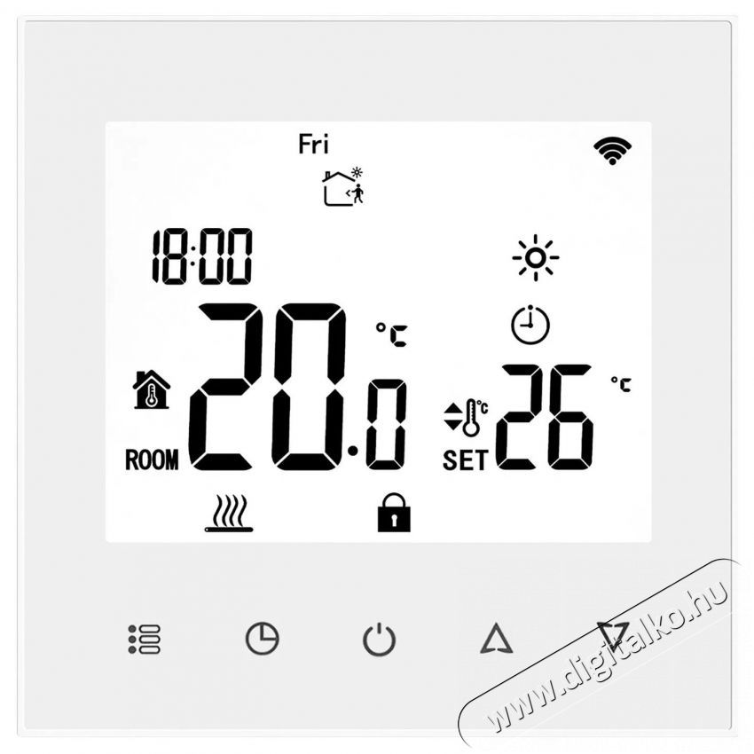 Elektrobock PT740B-EI WiFi, fekete H&aacute;ztart&aacute;s / Otthon / K&uuml;lt&eacute;r - Okos otthon - Termoszt&aacute;t - 508073