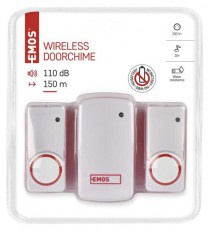 Emos P5750.2T AC vezet&eacute;k n&eacute;lk&uuml;li csengő H&aacute;ztart&aacute;s / Otthon / K&uuml;lt&eacute;r - Lak&aacute;sfelszerel&eacute;s - Csengő - 439309