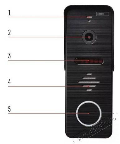 Emos H3010 vide&oacute; kaputelefon szett EM-10AHD H&aacute;ztart&aacute;s / Otthon / K&uuml;lt&eacute;r - Lak&aacute;sfelszerel&eacute;s - Csengő - 469052