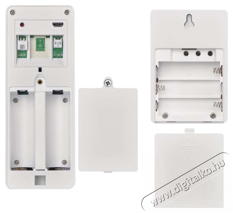 Emos H4030 GoSmart IP-09D DC vezet&eacute;k n&eacute;lk&uuml;li, akkumul&aacute;toros, napelemes, vide&oacute;s kaputelefon wifivel F&eacute;nyk&eacute;pezőg&eacute;p / kamera - Megfigyelő / IP kamera - 468190