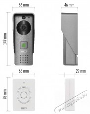 Emos H4031 GoSmart IP-09C vezet&eacute;k n&eacute;lk&uuml;li wifi video kaputelefon H&aacute;ztart&aacute;s / Otthon / K&uuml;lt&eacute;r - Biztons&aacute;gtechnika - Biztons&aacute;gi kamera - 468191