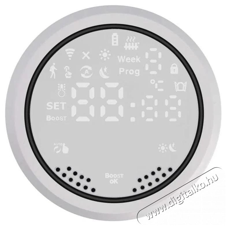 Emos GoSmart P5630S ZigBee Digit&aacute;lis termoszt&aacute;tfej H&aacute;ztart&aacute;s / Otthon / K&uuml;lt&eacute;r - Okos otthon - Termoszt&aacute;t - 508081