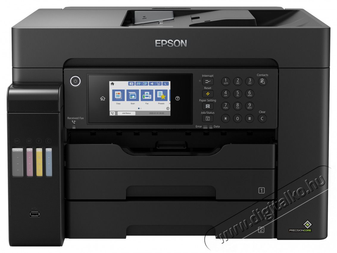 Epson EcoTank L15160 A3+ sz&iacute;nes tintasugaras multifunkci&oacute;s nyomtat&oacute; Iroda &eacute;s sz&aacute;m&iacute;t&aacute;stechnika - Nyomtat&oacute; - Multifunkci&oacute;s (tintasugaras) - 464484