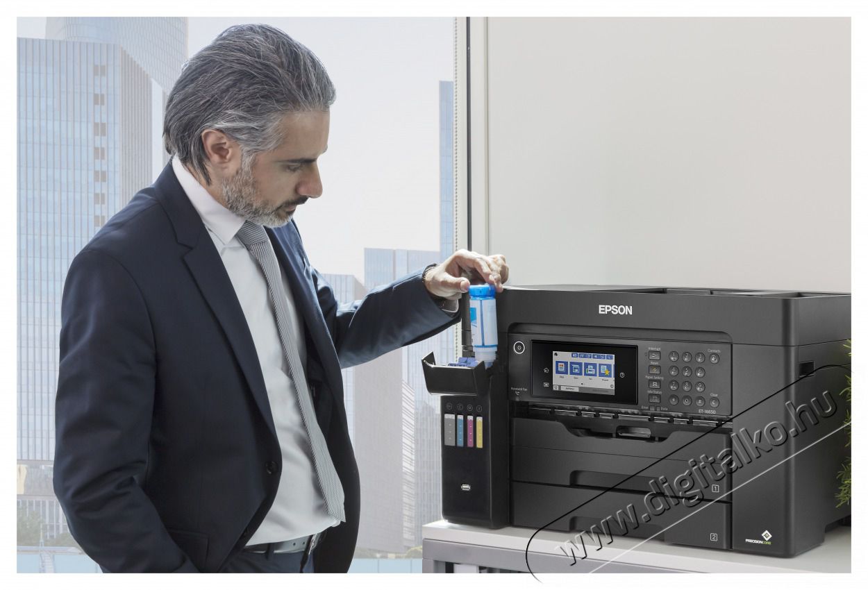 Epson EcoTank L15160 A3+ sz&iacute;nes tintasugaras multifunkci&oacute;s nyomtat&oacute; Iroda &eacute;s sz&aacute;m&iacute;t&aacute;stechnika - Nyomtat&oacute; - Multifunkci&oacute;s (tintasugaras) - 464484