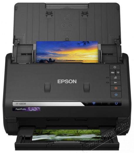 Epson FastFoto FF-680W (A4, 600X600 DPI,45 lap/perc, USB/WiFi) Iroda &eacute;s sz&aacute;m&iacute;t&aacute;stechnika - Digitaliz&aacute;l&oacute; eszk&ouml;z - Szkenner - 487168