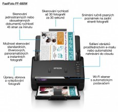 Epson FastFoto FF-680W (A4, 600X600 DPI,45 lap/perc, USB/WiFi) Iroda &eacute;s sz&aacute;m&iacute;t&aacute;stechnika - Digitaliz&aacute;l&oacute; eszk&ouml;z - Szkenner - 487168