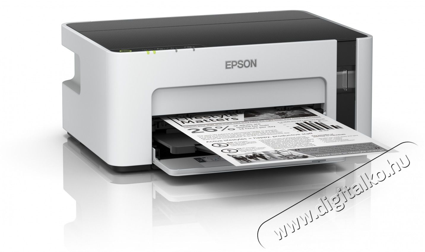 Epson Tintasugaras nyomtat&oacute; - EcoTank M1120 (A4, 1440x720 DPI, 32 lap/perc, USB/WIFI) Iroda &eacute;s sz&aacute;m&iacute;t&aacute;stechnika - Nyomtat&oacute; - Tintasugaras / fot&oacute;nyomtat&oacute; - 486913