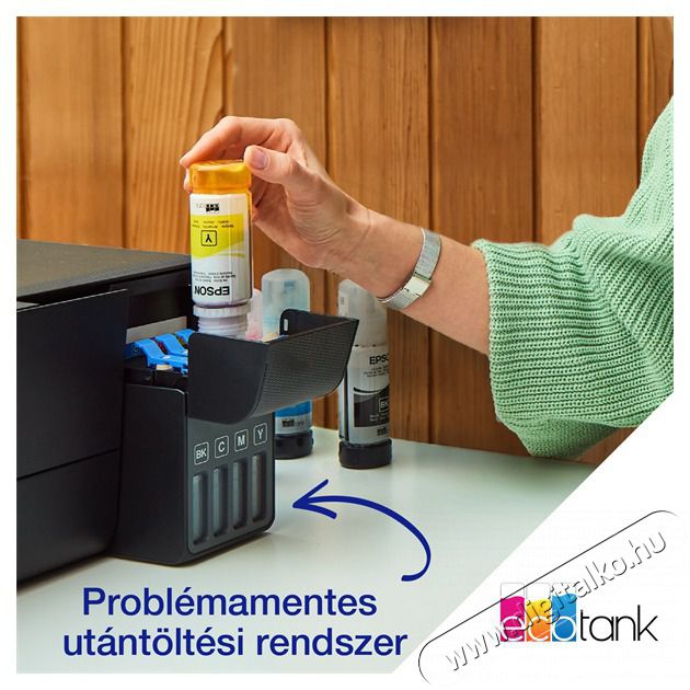 Epson EcoTank L1230 sz&iacute;nes tintasugaras nyomtat&oacute; Iroda &eacute;s sz&aacute;m&iacute;t&aacute;stechnika - Nyomtat&oacute; - Tintasugaras / fot&oacute;nyomtat&oacute; - 516236