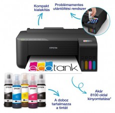 Epson EcoTank L1270 sz&iacute;nes tintasugaras nyomtat&oacute; Iroda &eacute;s sz&aacute;m&iacute;t&aacute;stechnika - Nyomtat&oacute; - Tintasugaras / fot&oacute;nyomtat&oacute; - 516237
