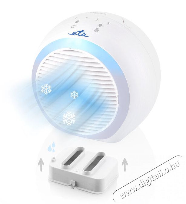 ETA 156890000 Coolio mini l&eacute;ghűtő H&aacute;ztart&aacute;s / Otthon / K&uuml;lt&eacute;r - Ventil&aacute;tor / L&eacute;gkondicion&aacute;l&oacute; - P&aacute;r&aacute;s&iacute;t&oacute; ventil&aacute;tor - 362236