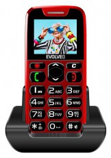 Evolveo EasyPhone EP501 1,8 piros mobiltelefon - Mobil / Kommunikáció / Smart - Klasszikus / Mobiltelefon időseknek - 516194
