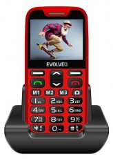 Evolveo EasyPhone XR EP601 2,3 piros mobiltelefon - Mobil / Kommunikáció / Smart - Klasszikus / Mobiltelefon időseknek - 516196