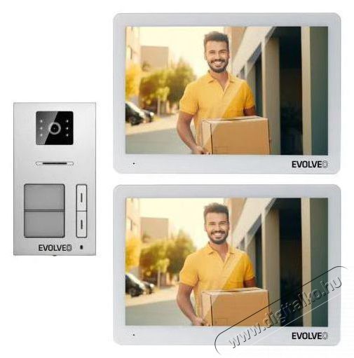 Evolveo DoorPhone 20-2W H&aacute;ztart&aacute;s / Otthon / K&uuml;lt&eacute;r - Biztons&aacute;gtechnika - Kieg&eacute;sz&iacute;tő - 522586