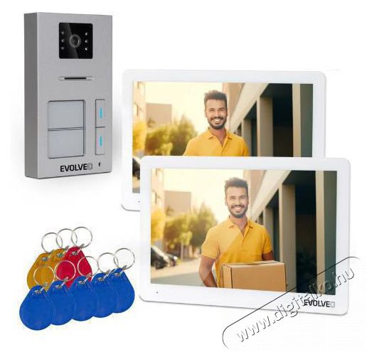 Evolveo DoorPhone 20-2W H&aacute;ztart&aacute;s / Otthon / K&uuml;lt&eacute;r - Biztons&aacute;gtechnika - Kieg&eacute;sz&iacute;tő - 522586