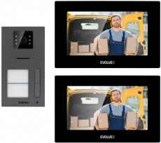Evolveo DoorPhone AP2-2, fekete H&aacute;ztart&aacute;s / Otthon / K&uuml;lt&eacute;r - Biztons&aacute;gtechnika - Kieg&eacute;sz&iacute;tő - 519401