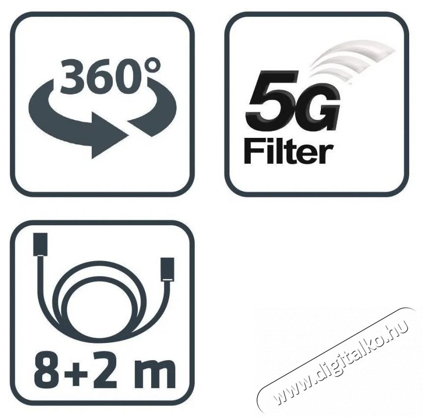 Evolveo Jade 3, akt&iacute;v k&uuml;lt&eacute;ri antenna DVB-T2, LTE/4G/5G szűrővel TV antenna Tv kieg&eacute;sz&iacute;tők - Antenna - K&uuml;lt&eacute;ri antenna - 531755