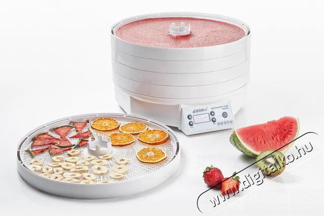 EZIDRI Snackmaker FD500 DIGITAL EziDri gy&uuml;m&ouml;lcs aszal&oacute; Konyhai term&eacute;kek - Konyhai kisg&eacute;p (s&uuml;t&eacute;s / főz&eacute;s / hűt&eacute;s / &eacute;telk&eacute;sz&iacute;t&eacute;s) - Gy&uuml;m&ouml;lcsaszal&oacute; - 522615