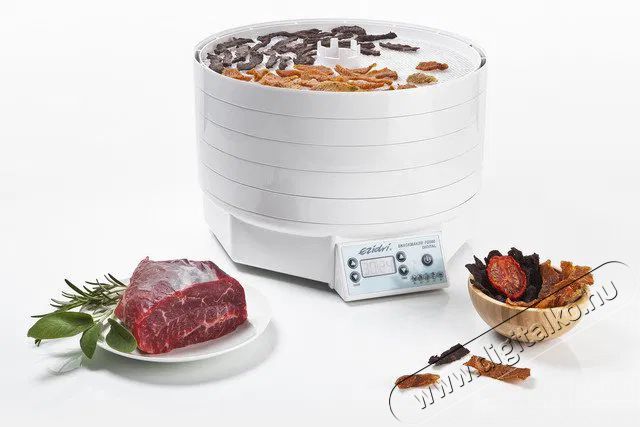 EZIDRI Snackmaker FD500 DIGITAL EziDri gy&uuml;m&ouml;lcs aszal&oacute; Konyhai term&eacute;kek - Konyhai kisg&eacute;p (s&uuml;t&eacute;s / főz&eacute;s / hűt&eacute;s / &eacute;telk&eacute;sz&iacute;t&eacute;s) - Gy&uuml;m&ouml;lcsaszal&oacute; - 522615