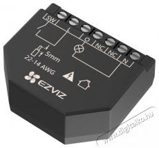 Ezviz T35-R100-WM okos WiFi kapcsol&oacute;modul, 1 csatorna, fogyaszt&aacute;sm&eacute;r&eacute;s H&aacute;ztart&aacute;s / Otthon / K&uuml;lt&eacute;r - Okos otthon - Kieg&eacute;sz&iacute;tő - 522618